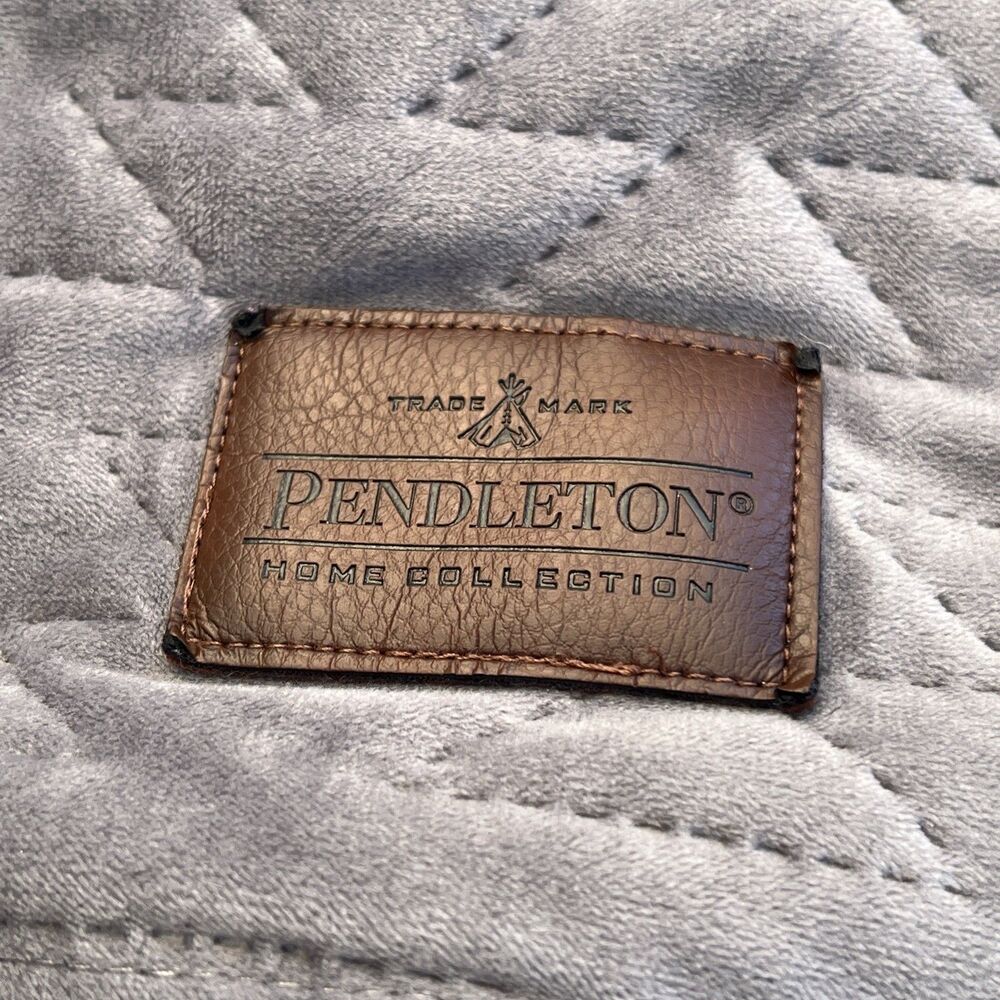 Pendleton 48" x 72" Removable Velvet Soft Gray Cover ONLY For Weighted Blanket